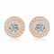 Cartier D'AMOUR Earrings in 18K Pink Gold with Diamond